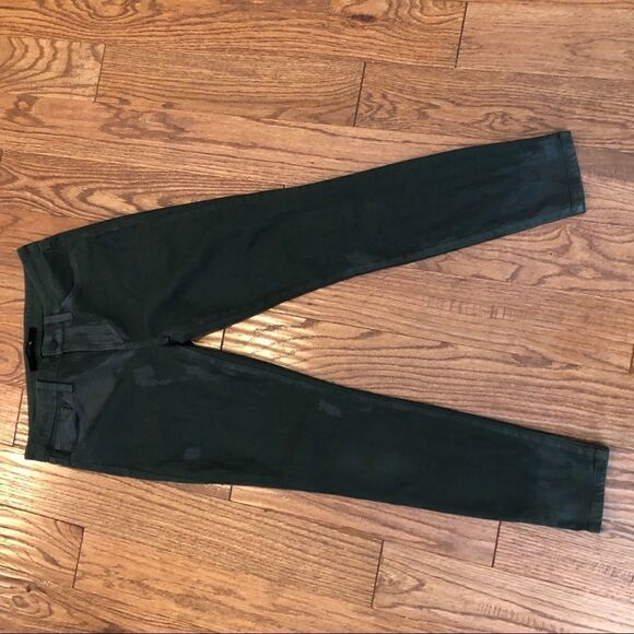 SALE Joe’s army green coated skinny jeans size 28 - Picture 4 of 6